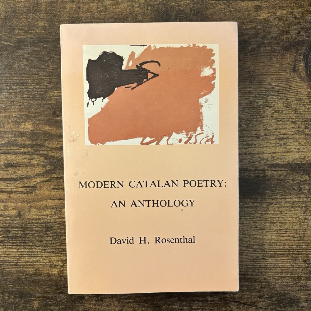 Modern Catalan Poetry: An Anthology Ed. By David Rosenthal 1979 Paperback VG